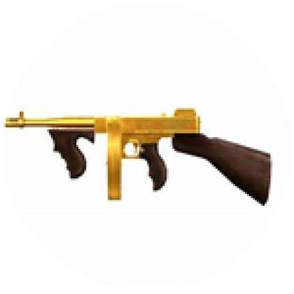 Golden Tommy Gun - Roblox