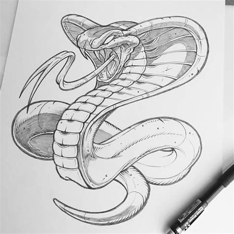 SWEYDA | Jared Mirabile auf Instagram: „Finished an diesem Wochenende. #cobra #pencil # ...