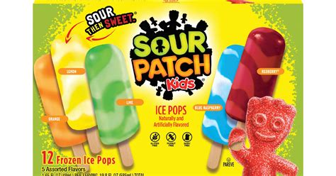 Sour Patch Kids Flavored Ice Pops are latest in sour foods offerings