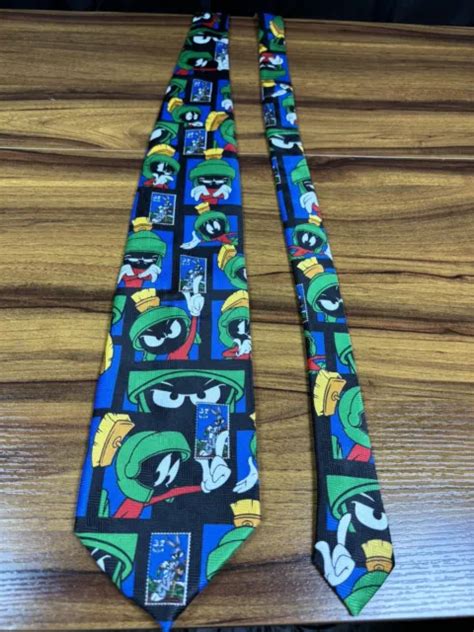 LOONEY TUNES STAMP Collection "Marvin The Martian" USPS Collectors Tie ...