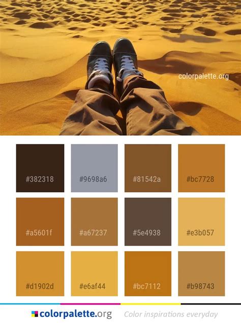 Erg Sand Desert Color Palette | colorpalette.org