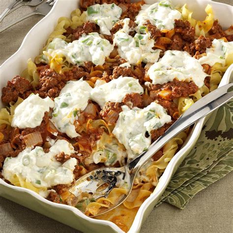 Cheesy Beef Casserole Recipe | Taste of Home