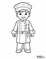 Chef Coloring Pages Free Printable PDFs  Invite Creativity sketch template