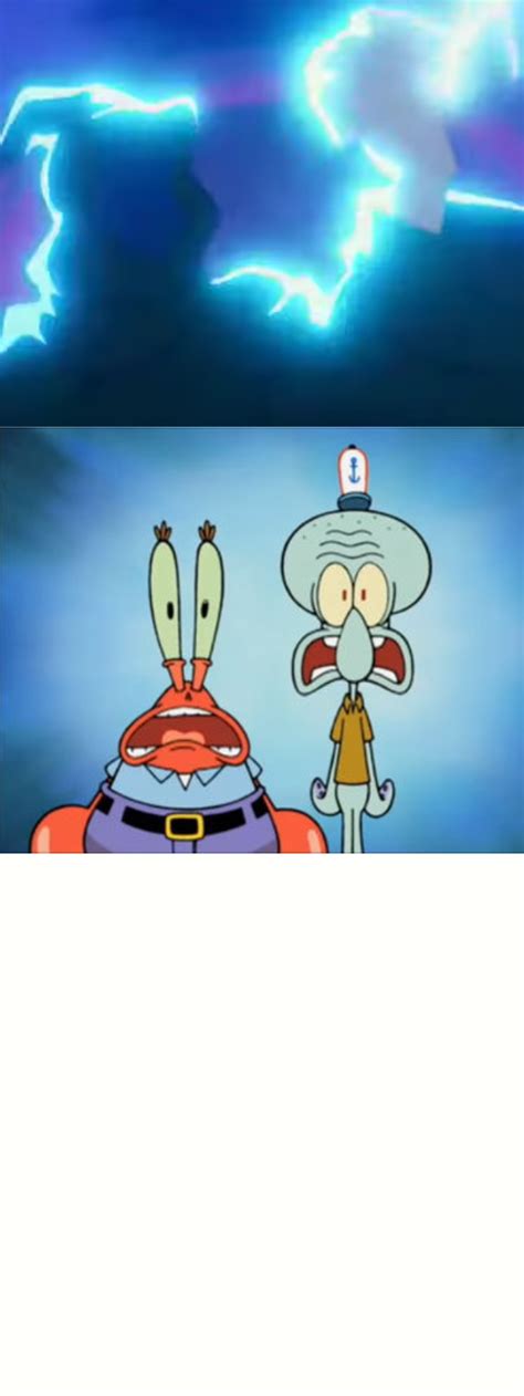 Mr Krabs and Squidward scared by Satan by mymeilarose on DeviantArt