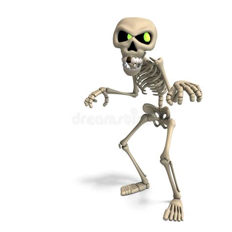 Very Funny Cartoon Skeleton Stock Illustration - Image: 18023369