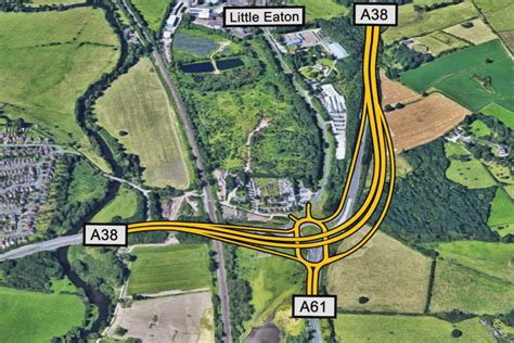 Significant stage reached in major Derby A38 roadworks project ...