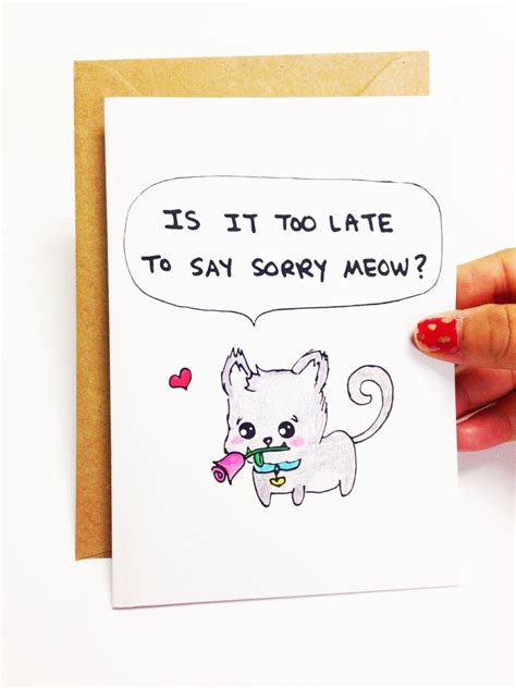 Funny sorry card funny funny apology card funny Is it too