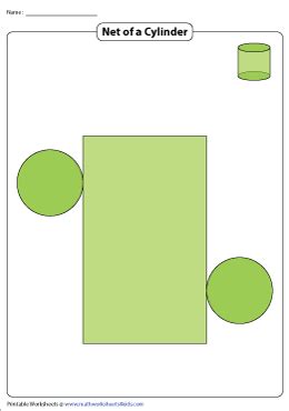 Foldable Net of a Cylinder