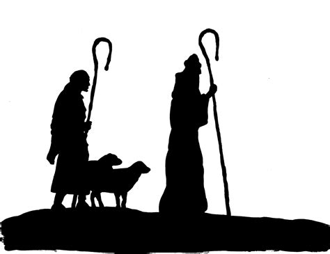 Nativity silhouette free silhouette baby jesus born in a manger clipart - WikiClipArt