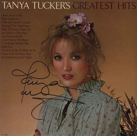 Tanya Tucker Signed Tanya Tucker's Greatest Hits Album - Artist signed ...