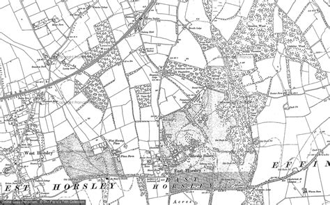 Old Maps of East Horsley, Surrey - Francis Frith