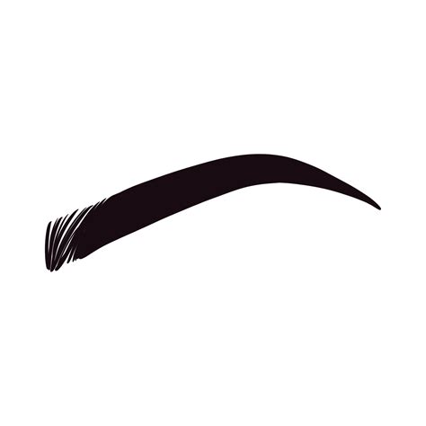 Black Eyebrow Drawing 22924750 PNG