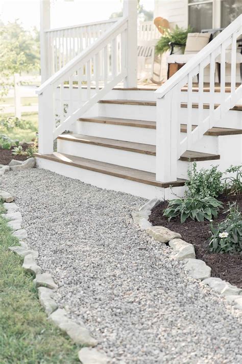 How to Cover Concrete Steps with Wood - Farmhouse on Boone