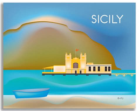 Sicily Italy Art Sicily Italy Print Sicily Poster Sicily - Etsy