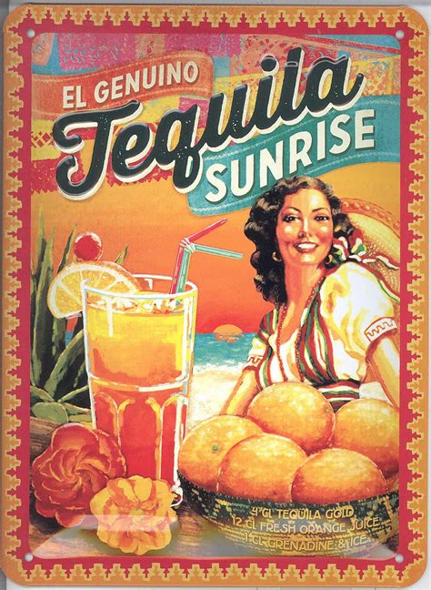 Pin by Harman A. Singh on Vintage Poster | Tequila sunrise, Tequila, Tequila sunrise cocktail