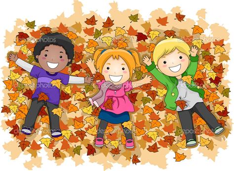 Hojas de otoño — Imagen de stock #7892619 | Kids playing, Autumn leaves ...