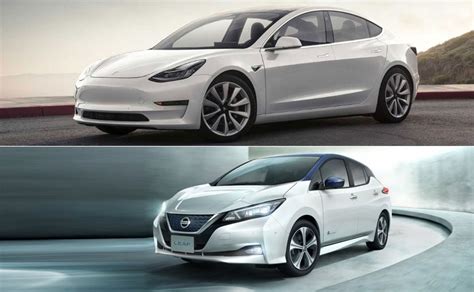 Tesla Model 3 vs New Nissan Leaf: Spec Comparison