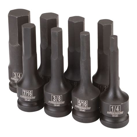 1/2 in. Drive SAE Impact Hex Socket Set, 8 Piece | Mercedes-Benz Forum