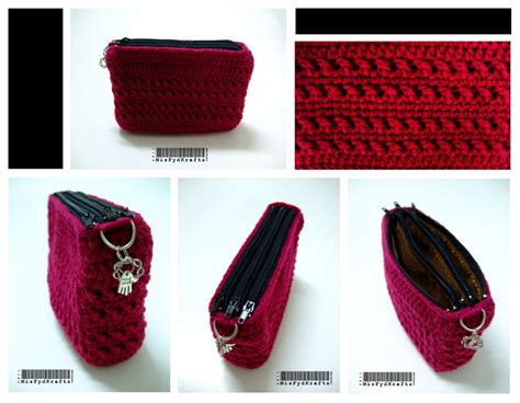 MisFydKrafts: Custom Triple Zippered Crochet Pouch!