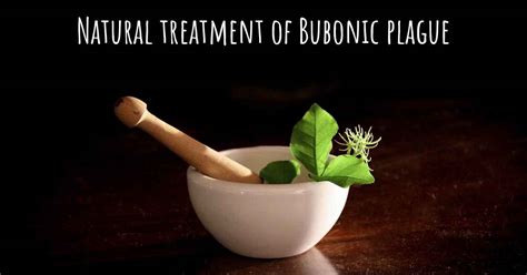 Is there any natural treatment for Bubonic plague?