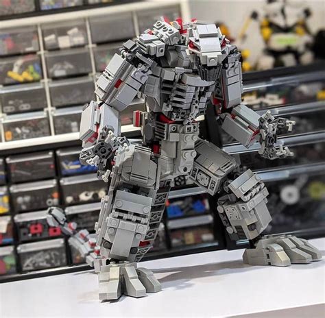 My upgraded Lego Mechagodzilla MOC (Original by Chubbybots) : r/GODZILLA