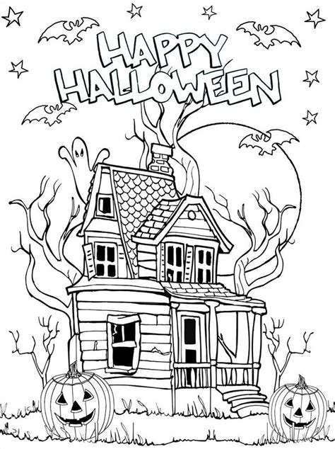 39 FREE Halloween Coloring Pages (2024) | Free halloween coloring pages, Halloween coloring ...