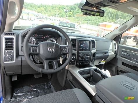 Black/Diesel Gray Interior 2019 Ram 1500 Classic Big Horn Crew Cab 4x4 ...