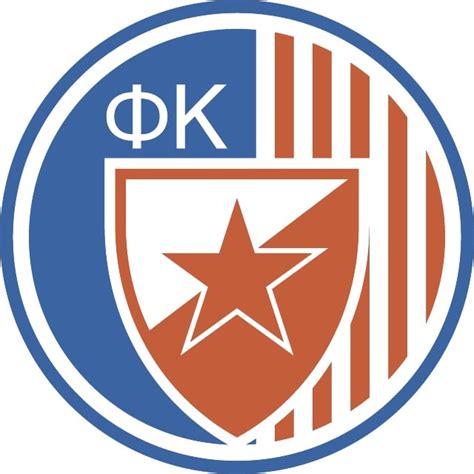 FK Crvena Zvezda logo Royalty Free Stock SVG Vector