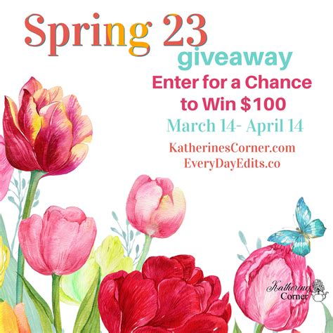 Spring Giveaway - Everyday Edits