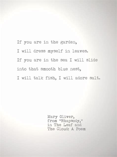 Mary Oliver Poems On Friendship - prominenttrend