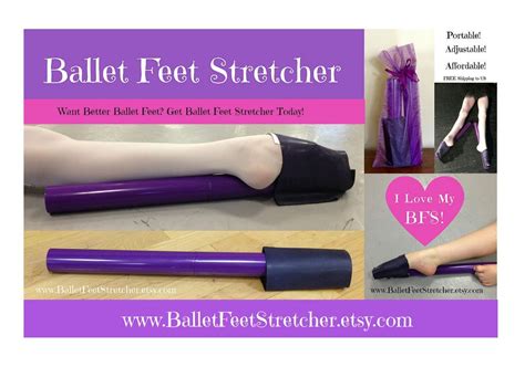 Ballet Feet Stretcher Foot Stretch Improve your Arch Dancer Ballerina ...