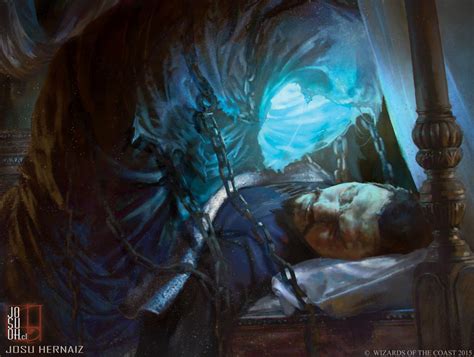 Sleep Paralysis MtG Art from Shadows over Innistrad Set by Josu Hernaiz - Art of Magic: the ...