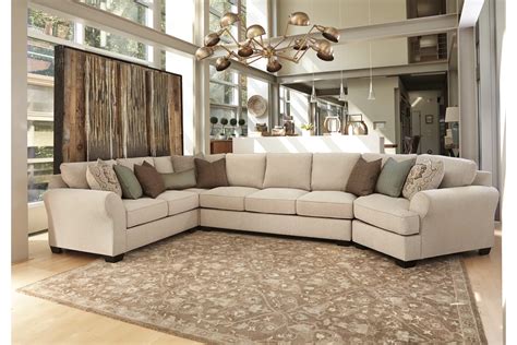 Sectional Sofa With Cuddler And Chaise | Baci Living Room