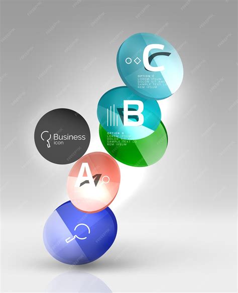 Premium Vector | Circle banner design on gray