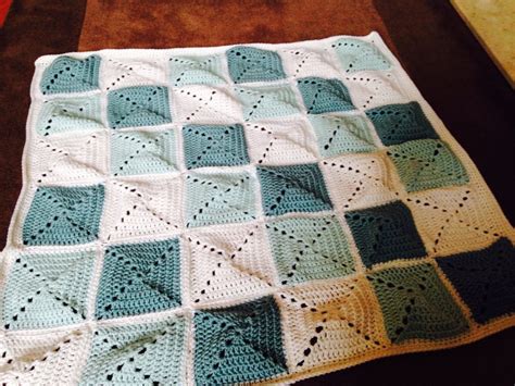 Solid Granny Square baby blanket Crochet Granny Square Blanket, Baby Blanket Crochet Pattern ...