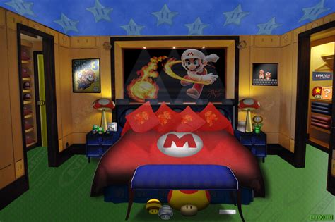 Mario's Bedroom by JayJaxon on DeviantArt