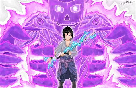 ArtStation - Sasuke Uchiha - Susanoo - Fan Art