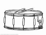 Snare Drum Coloring Page sketch template