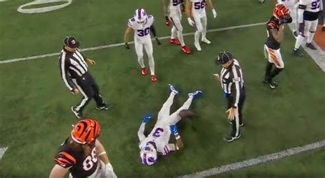 Bills-Bengals Game Suspended After Scary Damar Hamlin Injury