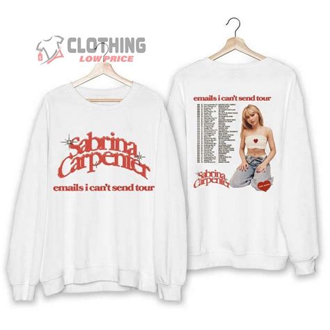 Sabrina Carpenter Email I Can'T Send Tour 2023 Shirt, Sabrina Carpenter Email I Can'T Send Tour ...