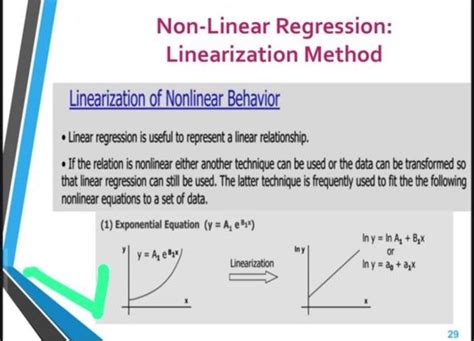 Solved Non-Linear Regression: Linearization Method | Chegg.com