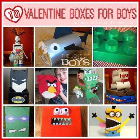 10 Great Valentine Box Ideas for Boys - Foster2Forever