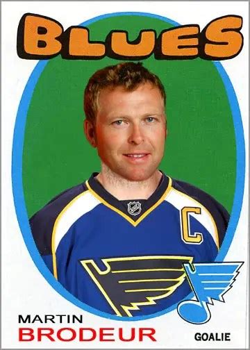 Cards of Martin Brodeur in his new jersey - Puck Junk