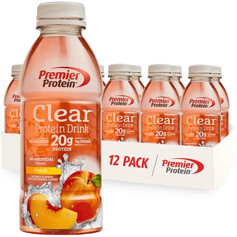 Buy Premier ProteinPremier Clear Liquid Protein Drink Peach Bottle(16.9 ...