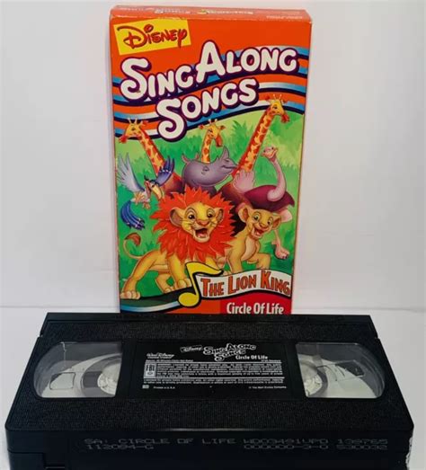 DISNEY SING ALONG Songs VHS The Lion King Circle of Life £4.80 - PicClick UK