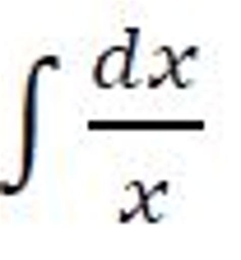 Solved integral dx/x | Chegg.com