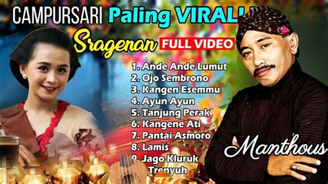 Campursari Langgam Sragenan Full Album || Maestro Manthous, CSGK, Sangga Buana || Lagu Terbaru ...