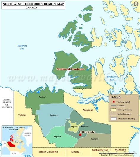 Northwest Territories Map