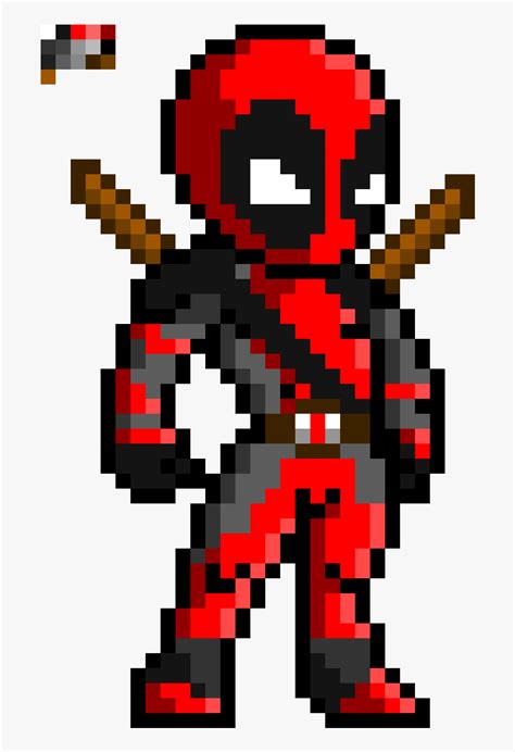 Pixel Artlord This Week - Deadpool Pixel Art, HD Png Download ...