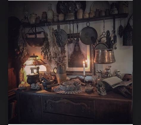 Witchy Cottage, Witch Cottage Aesthetic, Witch Cottage Interior, Dark Cottage Core, Witch Home ...